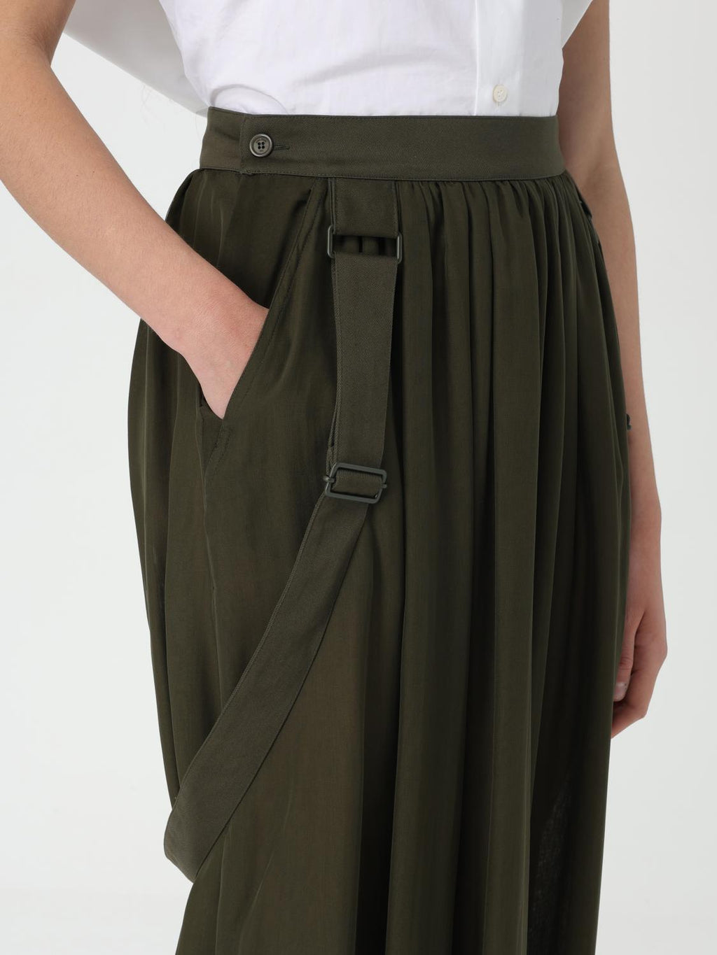 Max Mara Skirt Woman Kaki