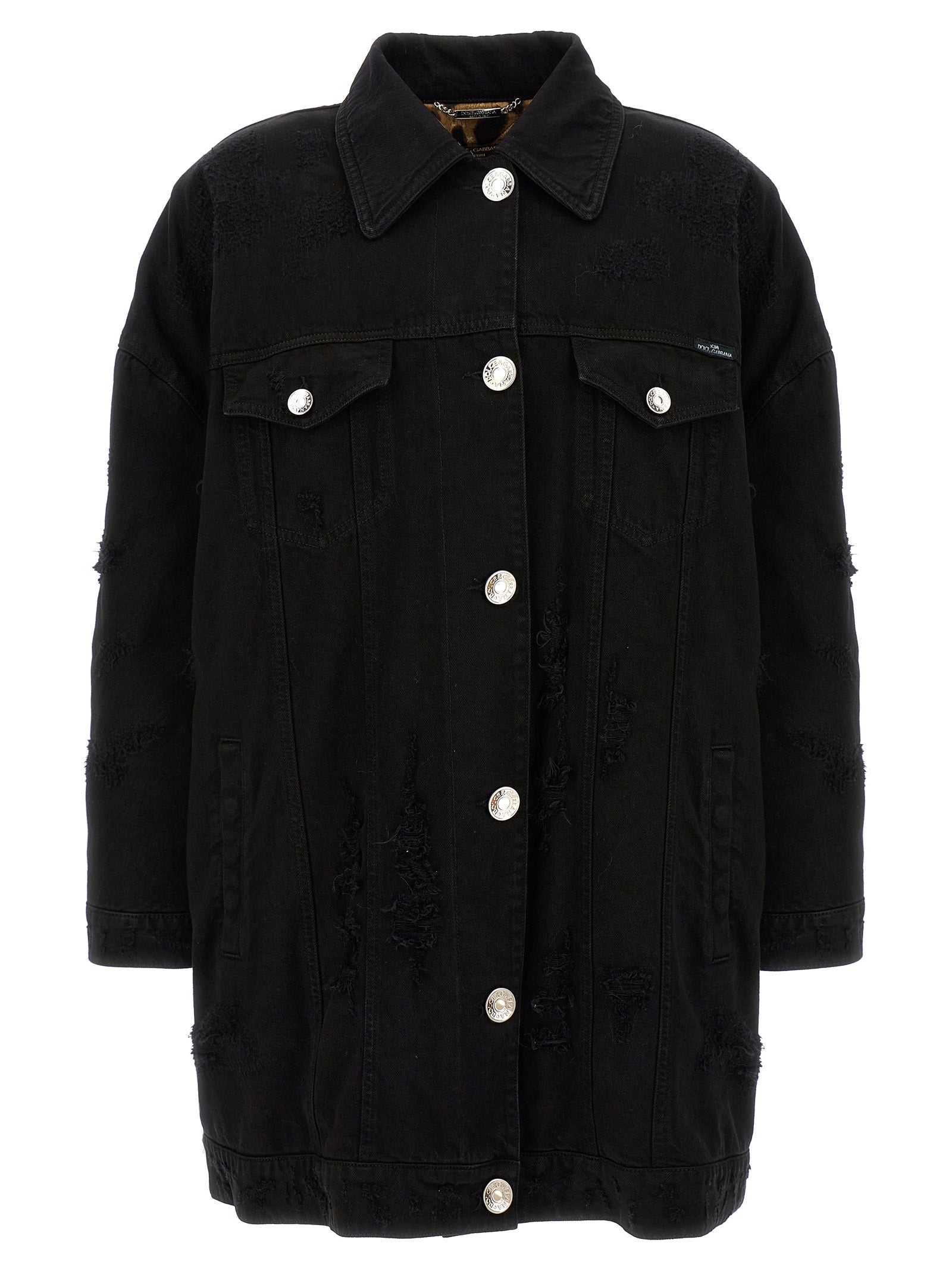 Dolce & Gabbana Women Denim Long Jacket