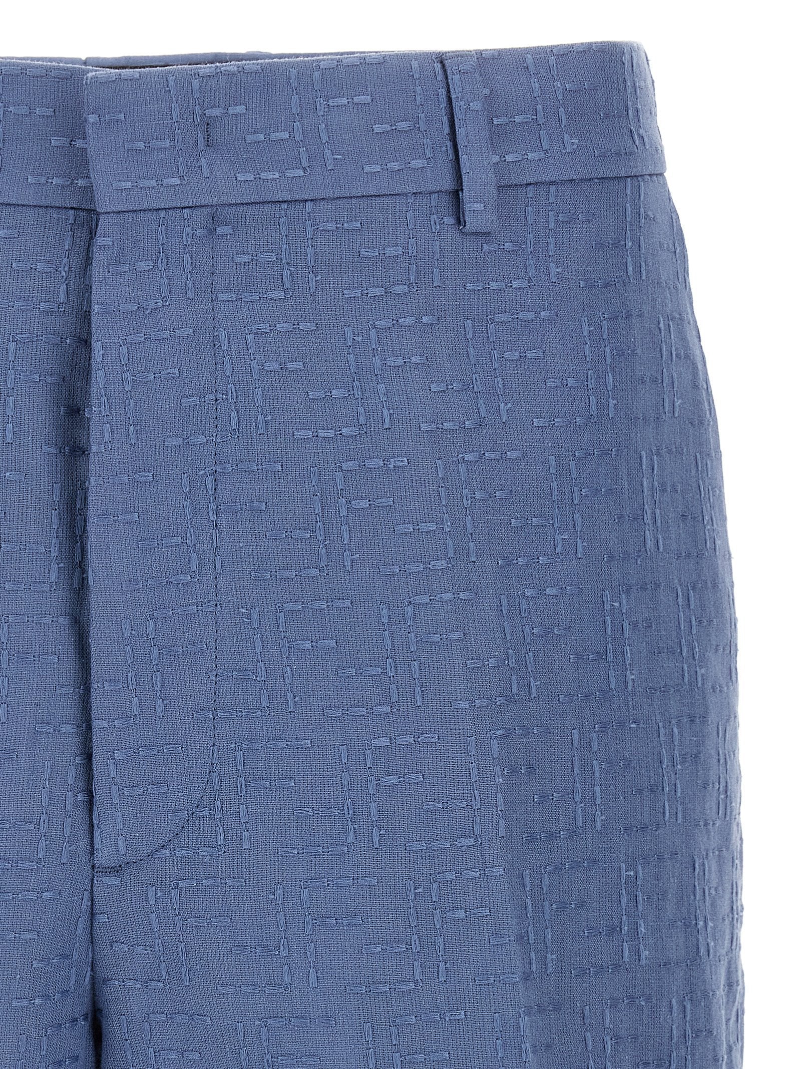 Fendi Men Bermuda Jacquard Ff