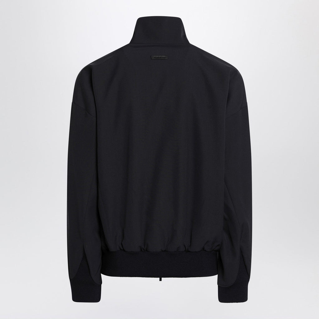 Fear Of God Navy Blue Wool Jacket With Zip Men