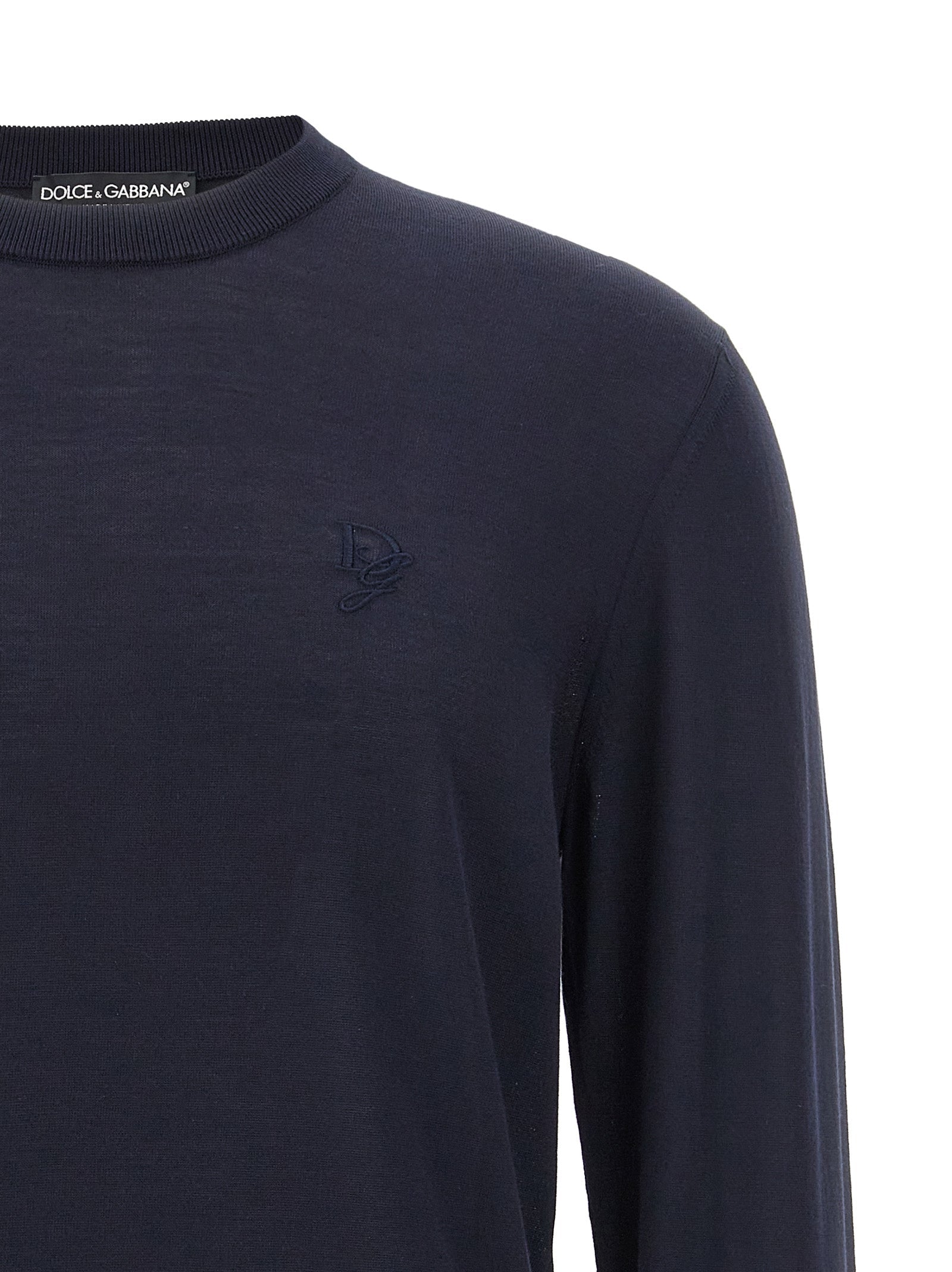 Dolce & Gabbana Men Logo Embroidery Sweater