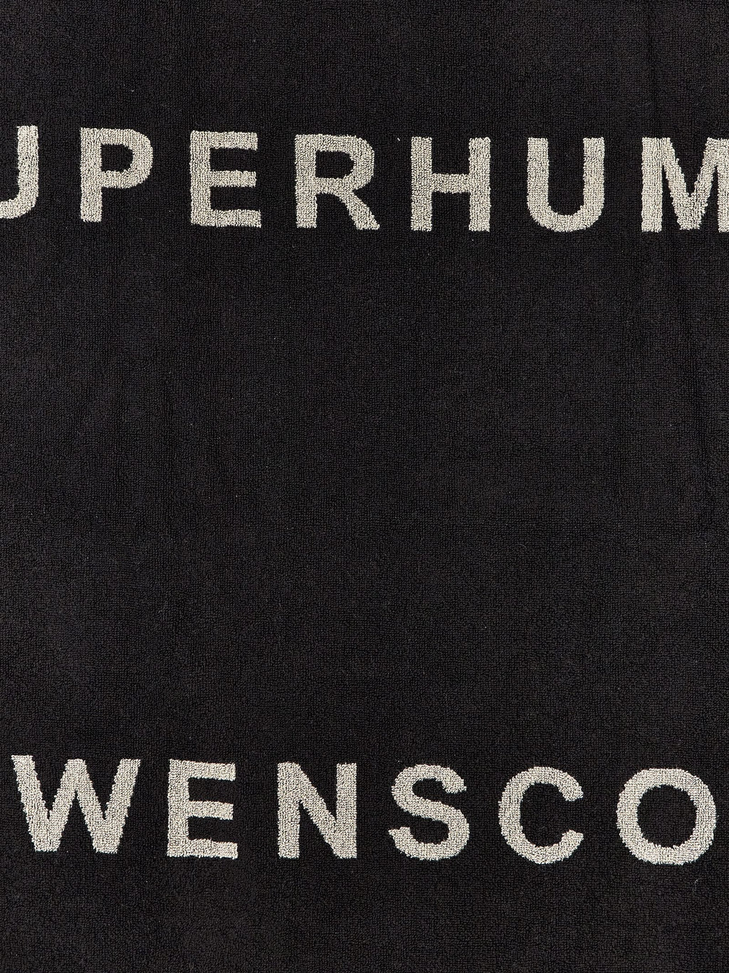 Rick Owens Men Beach Towel Written