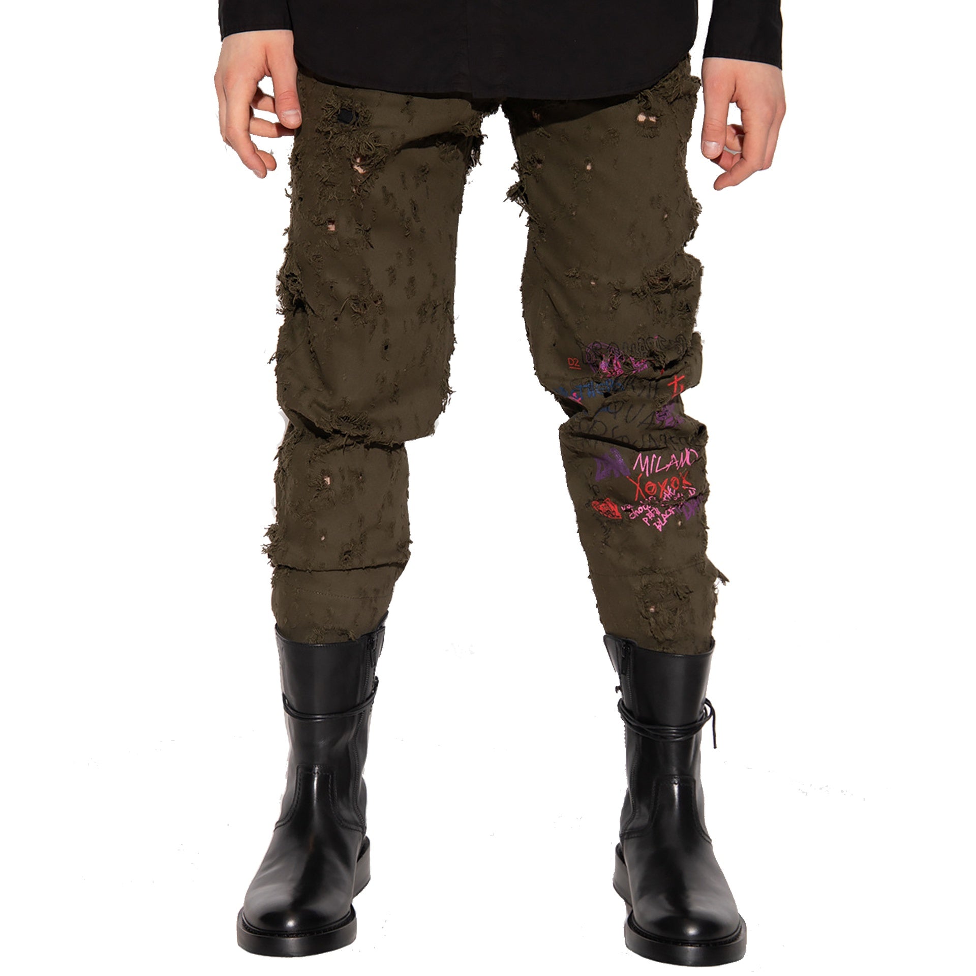 Dsquared2 Â€˜Aviatorâ€™ Relaxed-Fitting Trousers Men