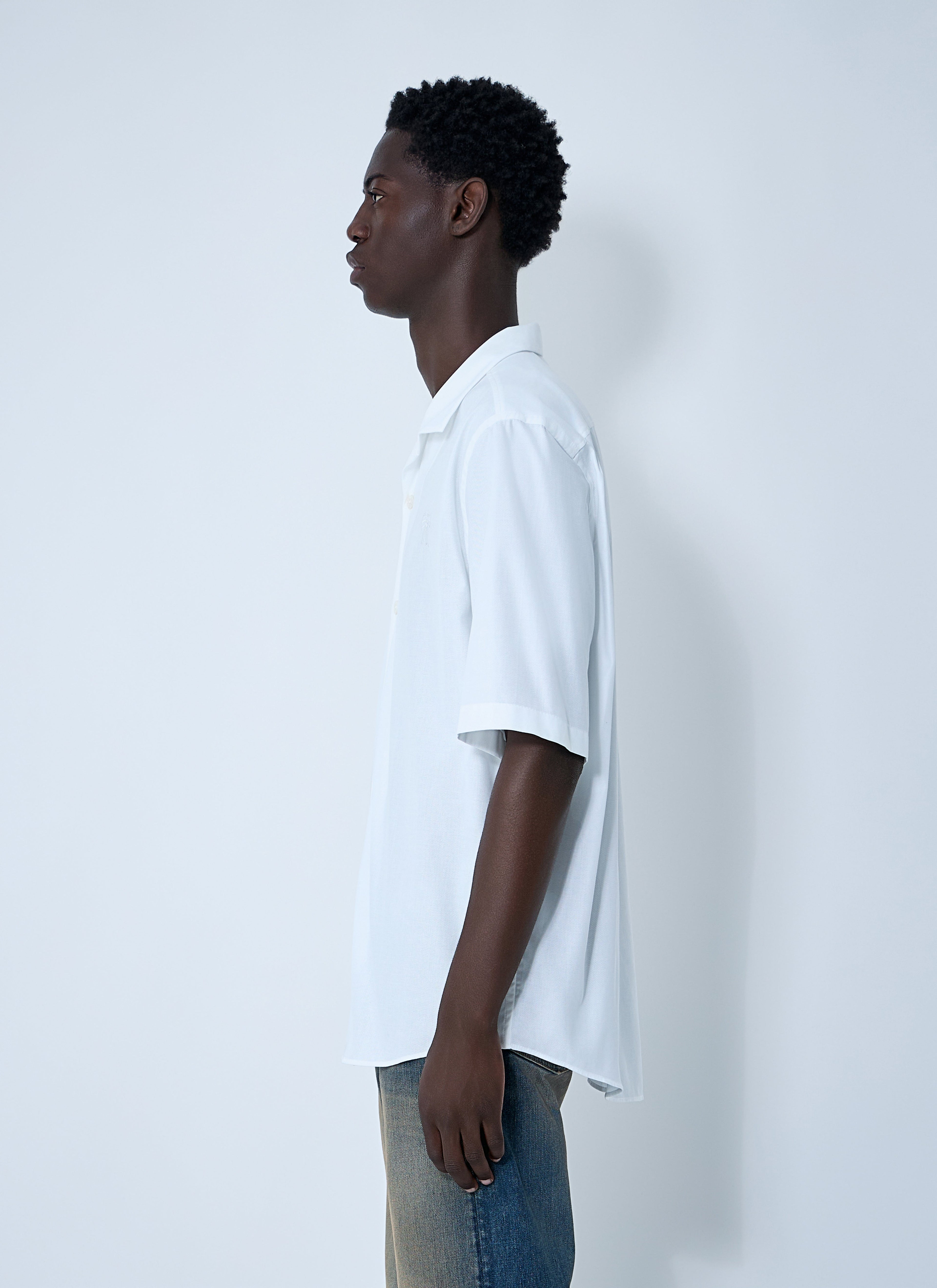 Acne Studios Men Logo Embroidery Shirt