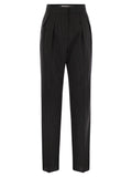 Max Mara Women Sesamo - Carrot Trousers In Wool Cloth