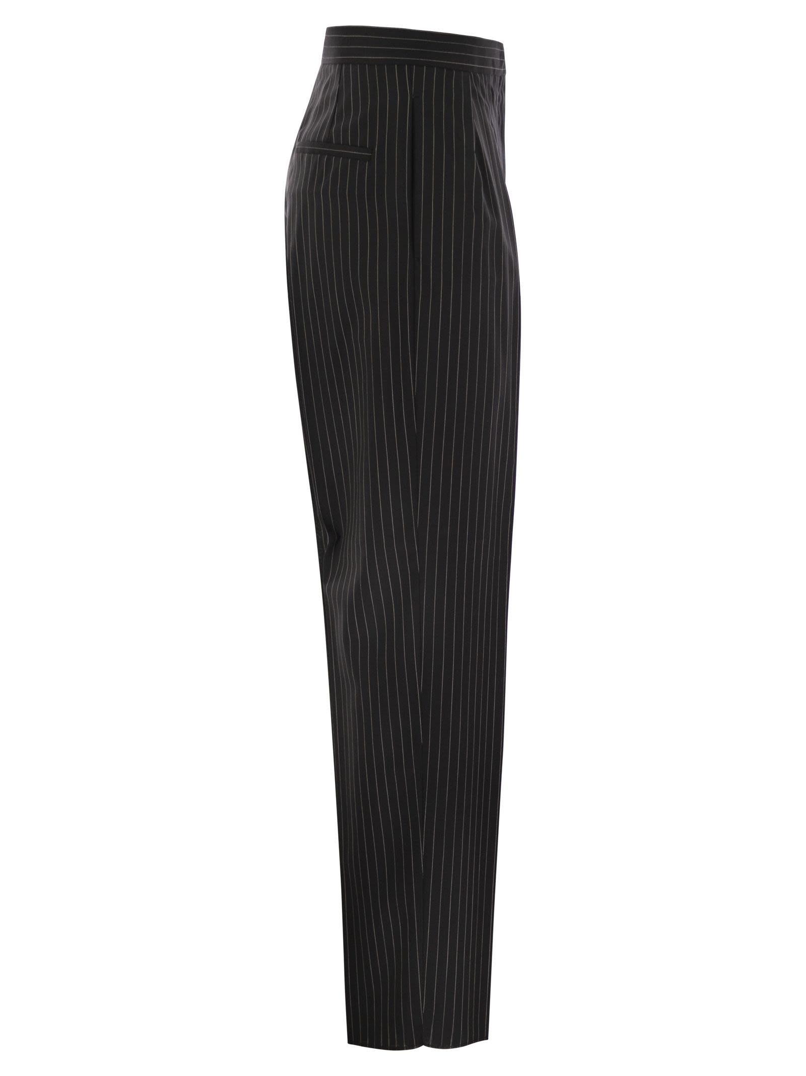 Max Mara Women Sesamo - Carrot Trousers In Wool Cloth