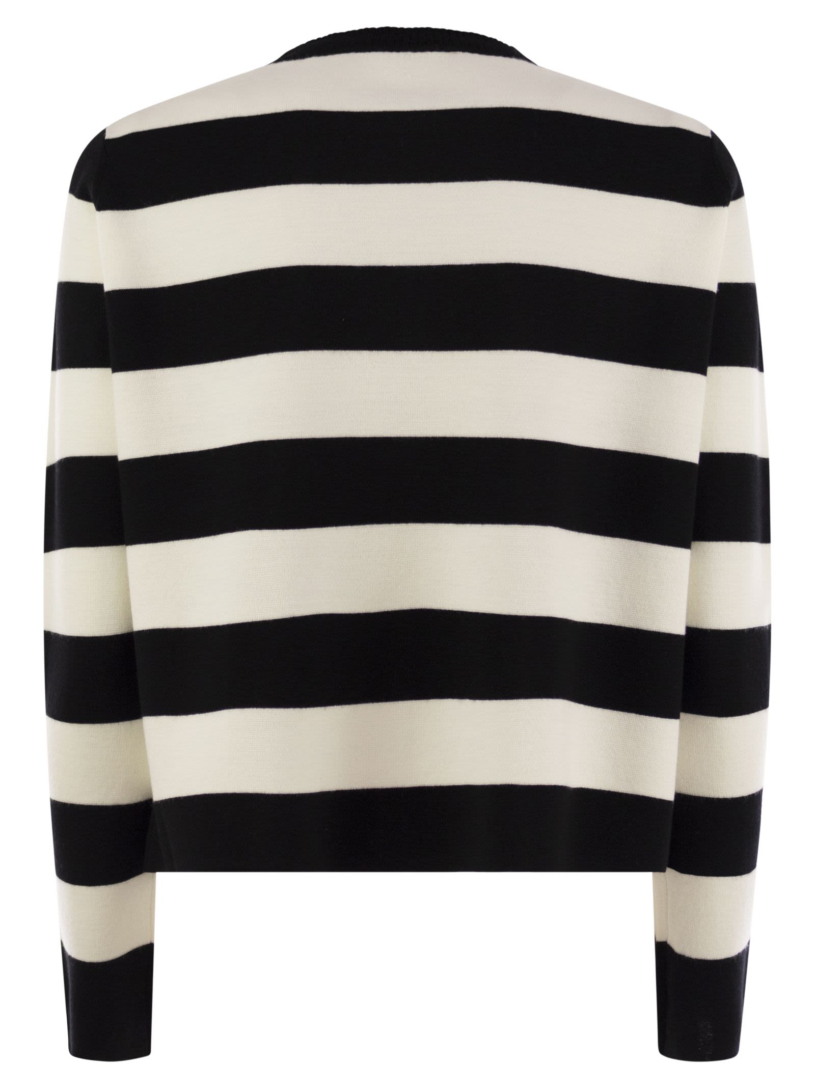Max Mara Women Viterbo - Wool Sweater With Embroidery