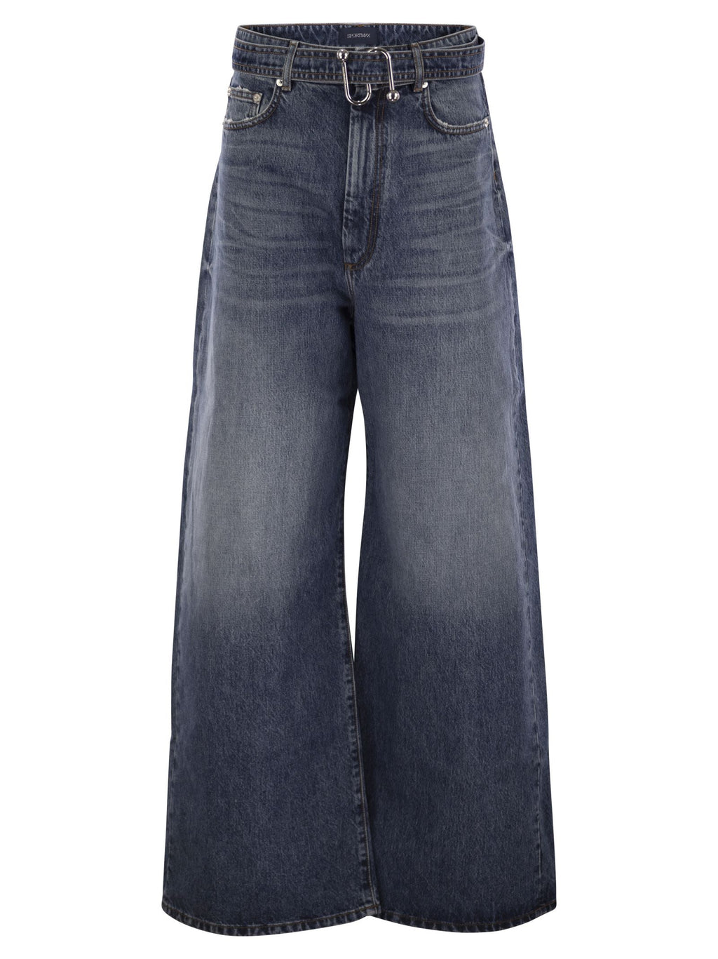 Sportmax Women Procida - Low-Waisted Oversize Denim Trousers