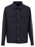Herno Men Rain Cotton Cashmere Shirt