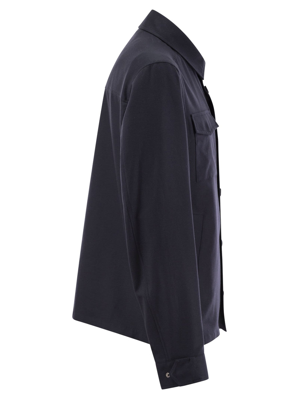 Herno Men Rain Cotton Cashmere Shirt