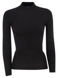 Brunello Cucinelli Women Lightweight Cashmere And Silk Broad Rib Sweater