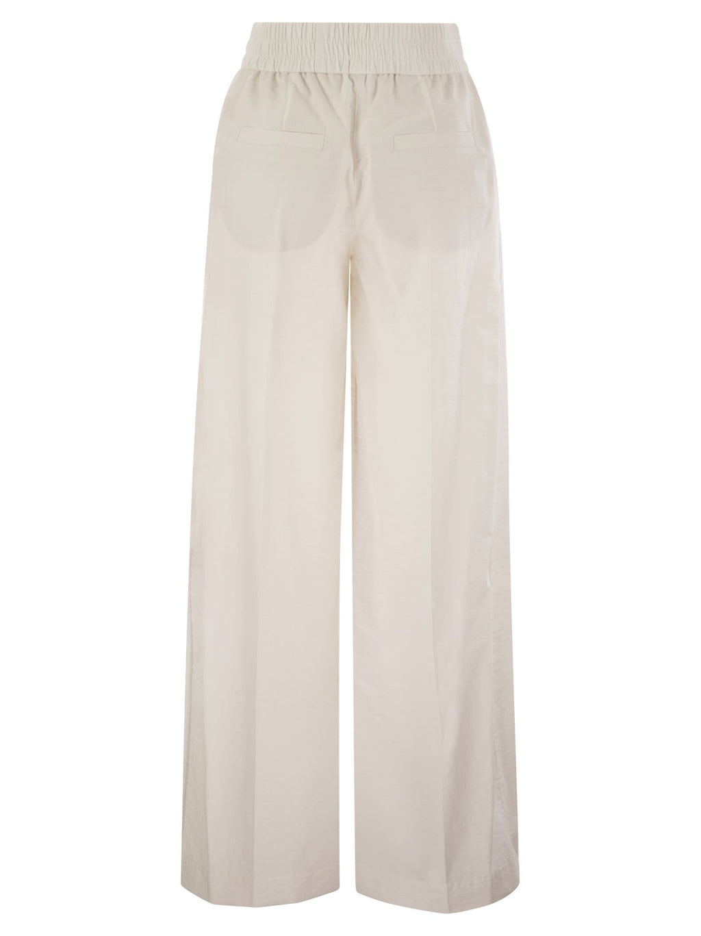 Brunello Cucinelli Women Loose Fit Cotton Trousers