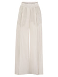 Brunello Cucinelli Women Loose Fit Cotton Trousers