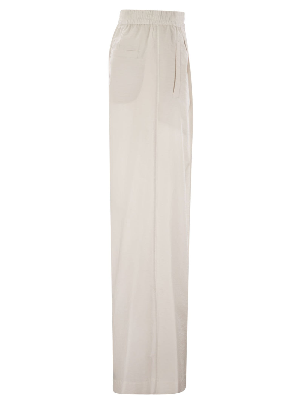 Brunello Cucinelli Women Loose Fit Cotton Trousers