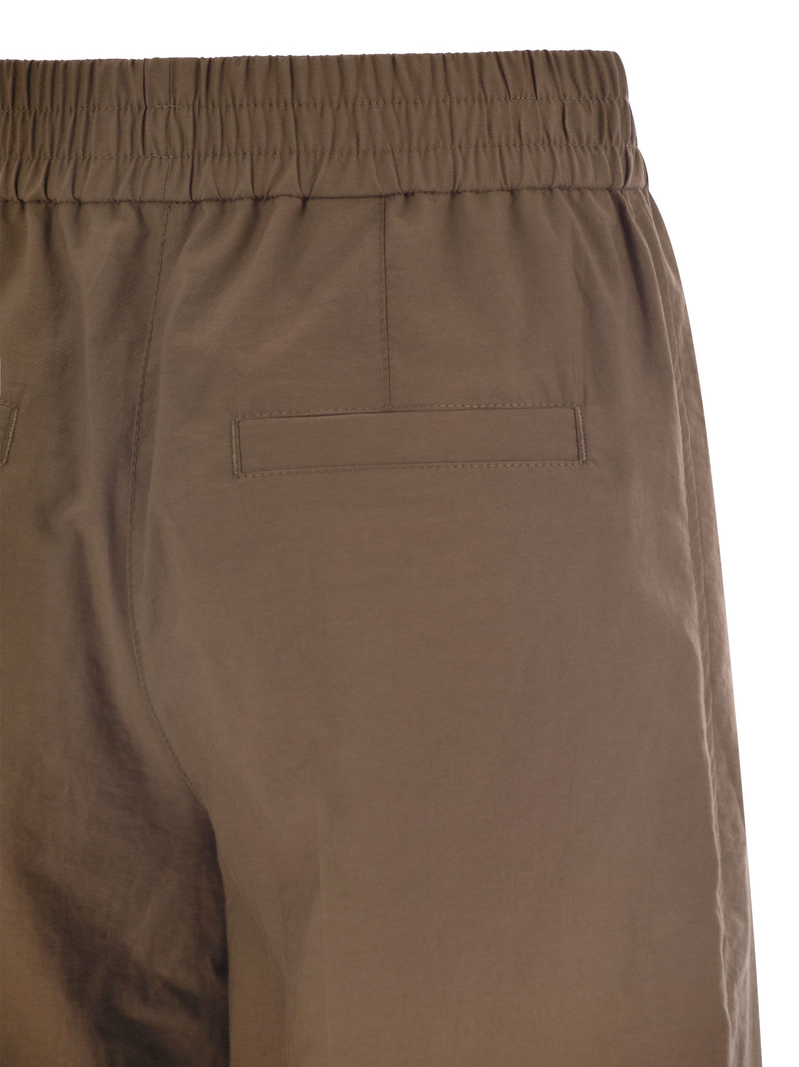 Brunello Cucinelli Women Loose Fit Cotton Trousers