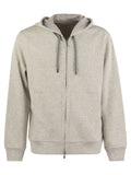 Brunello Cucinelli Men Cotton, Cashmere And Silk Fleece Zipped Topwear