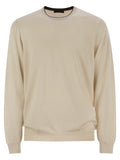 Fay Men Cotton Crew-Neck Jumper