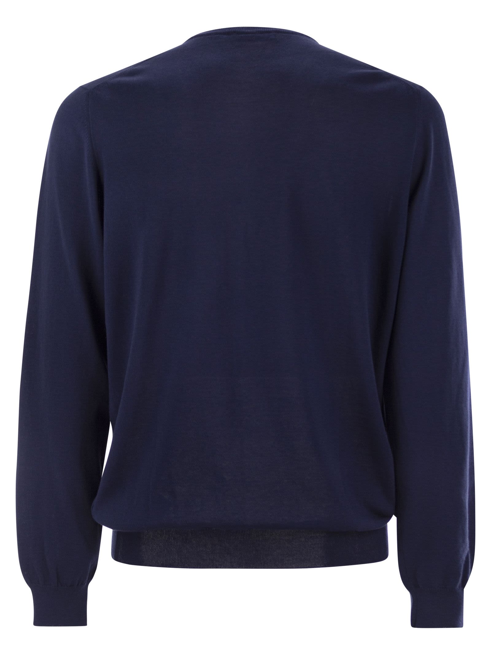Fay Men Cotton Crew-Neck Jumper
