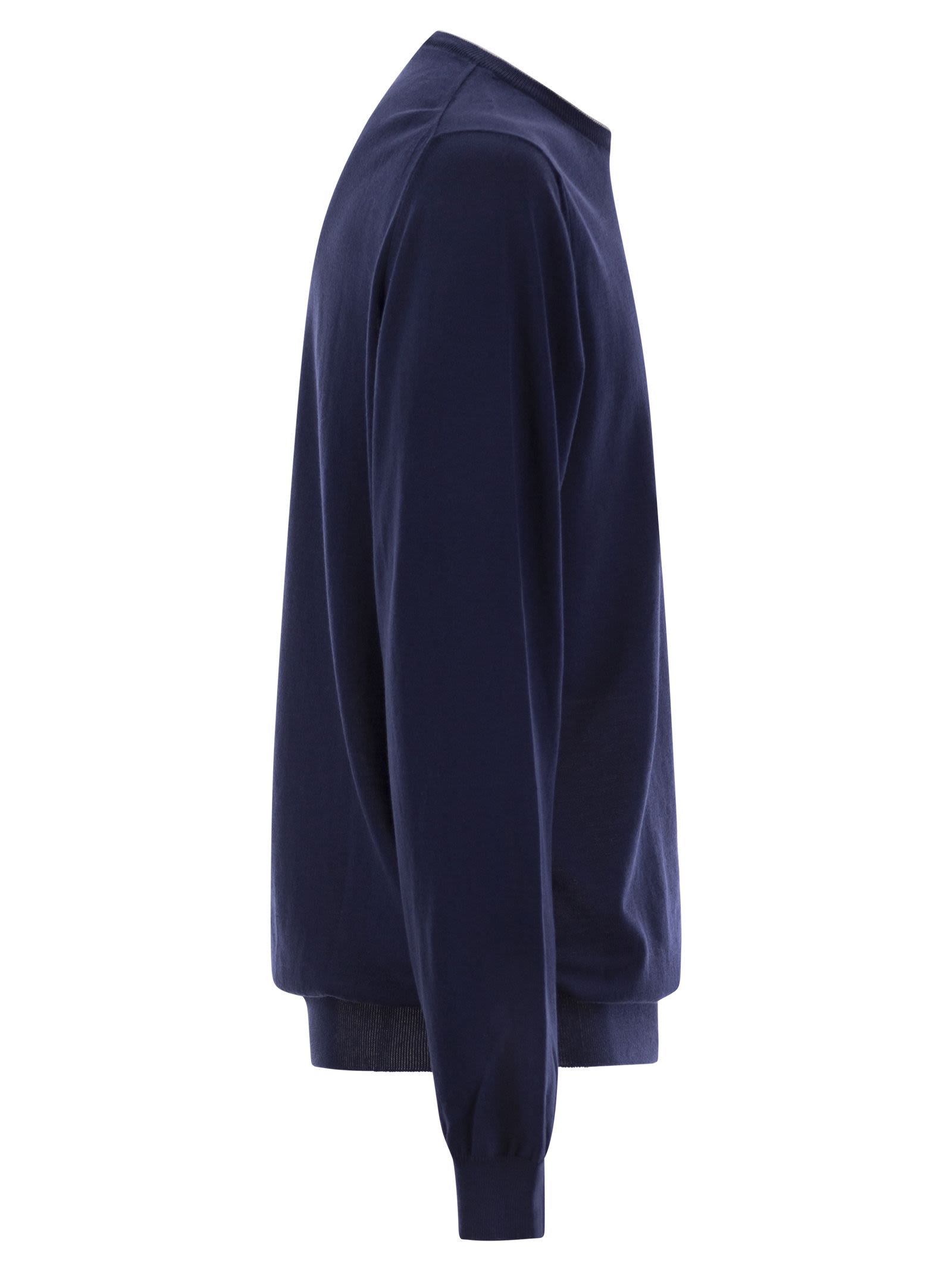 Fay Men Cotton Crew-Neck Jumper