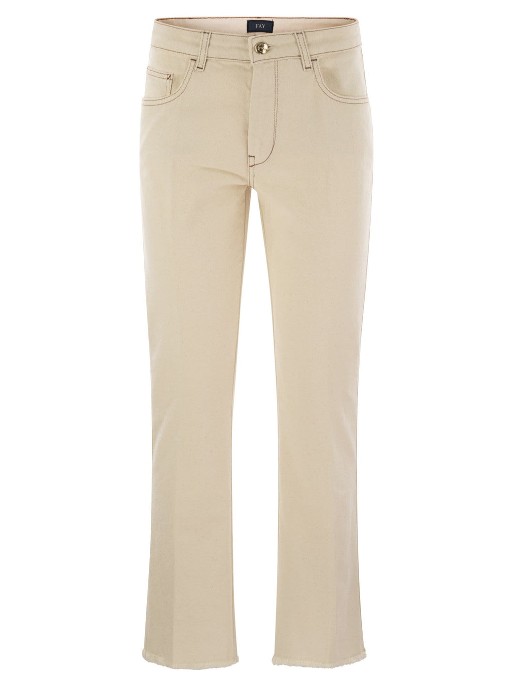 Fay Women Denim 5-Pocket Trousers