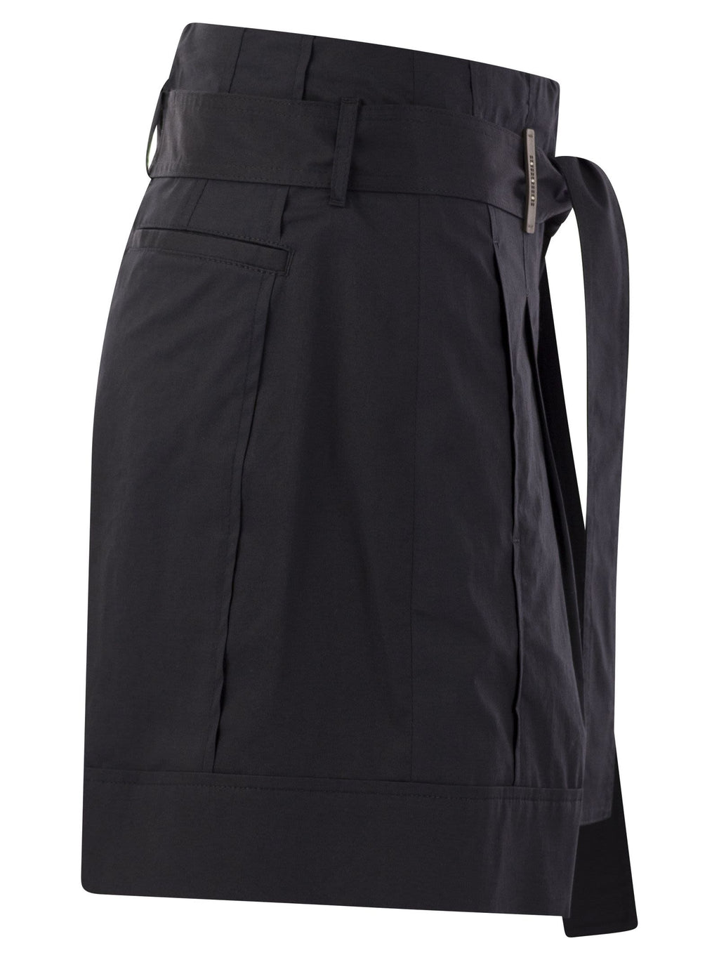 Peserico Women Short With Pleats And Stretch Cotton