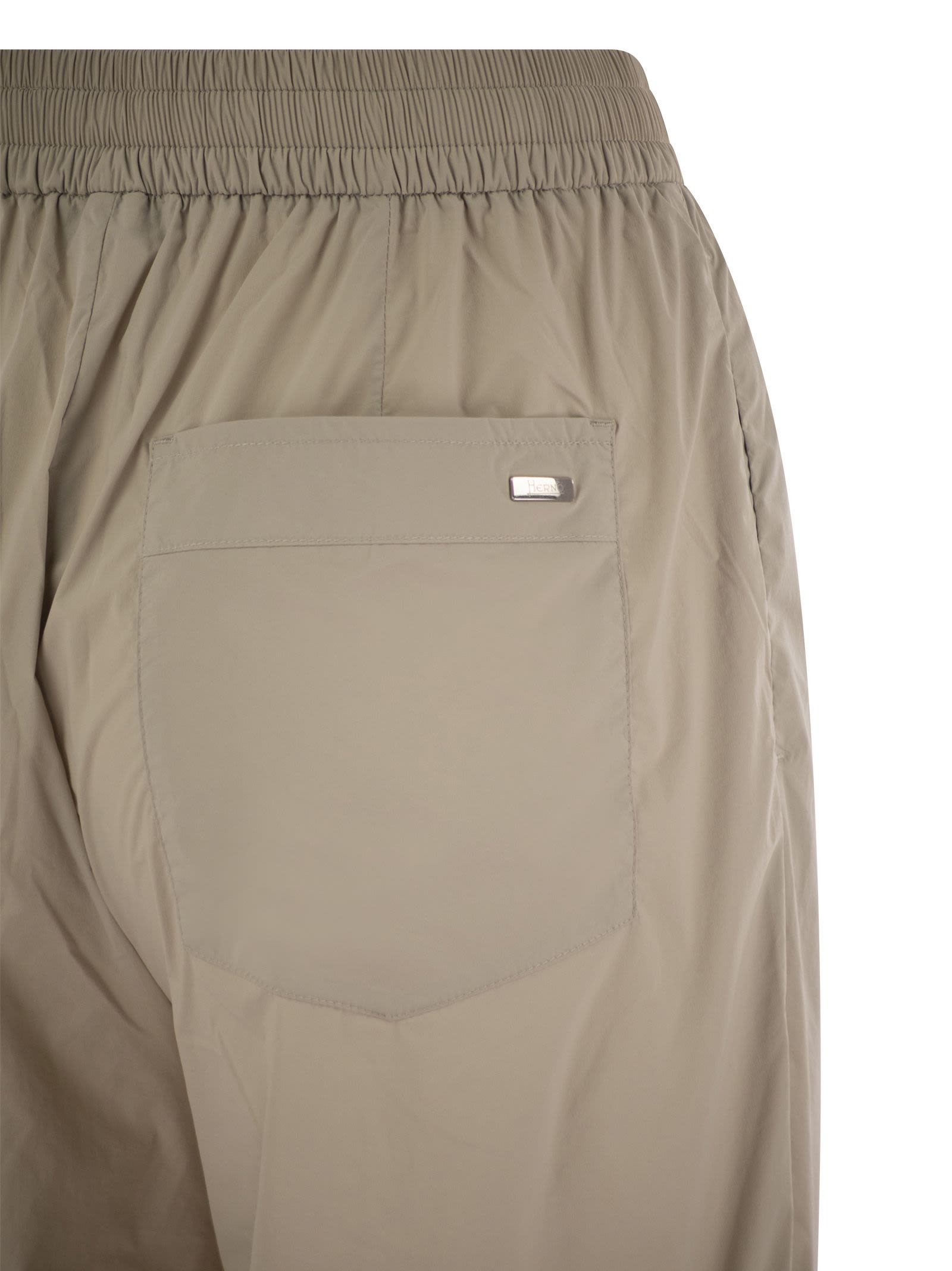 Herno Women Stretch Nylon Trousers