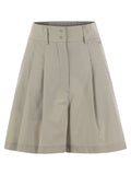 Herno Women Stretch Nylon Shorts