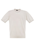 Peserico Men T-Shirt In Pure Cotton Yarn