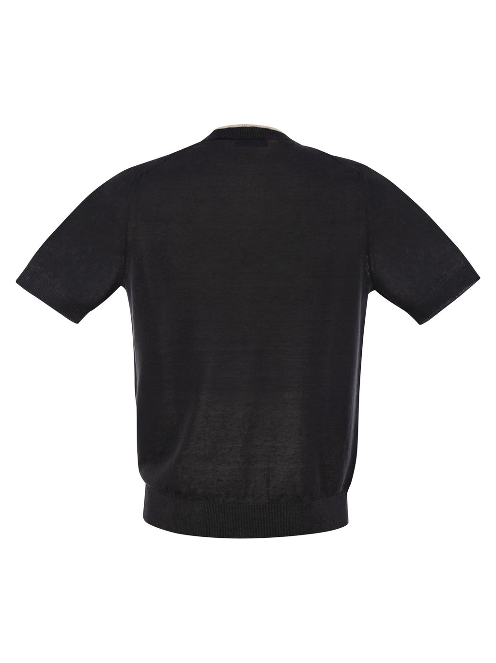Peserico Men T-Shirt In Linen And Cotton Yarn