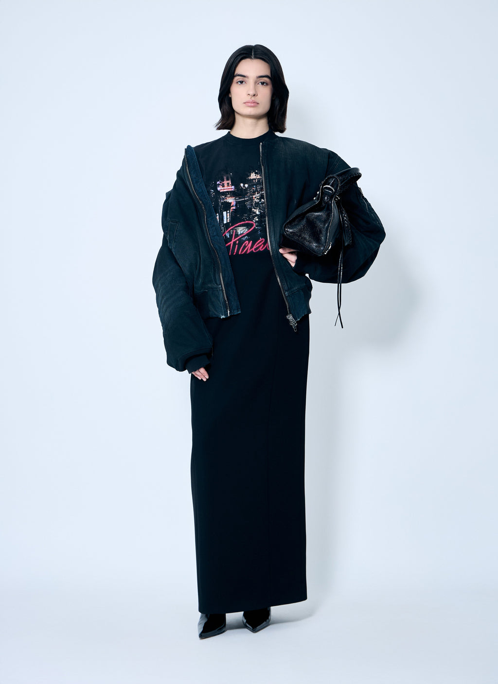 Balenciaga Women Hourglass Maxi Skirt