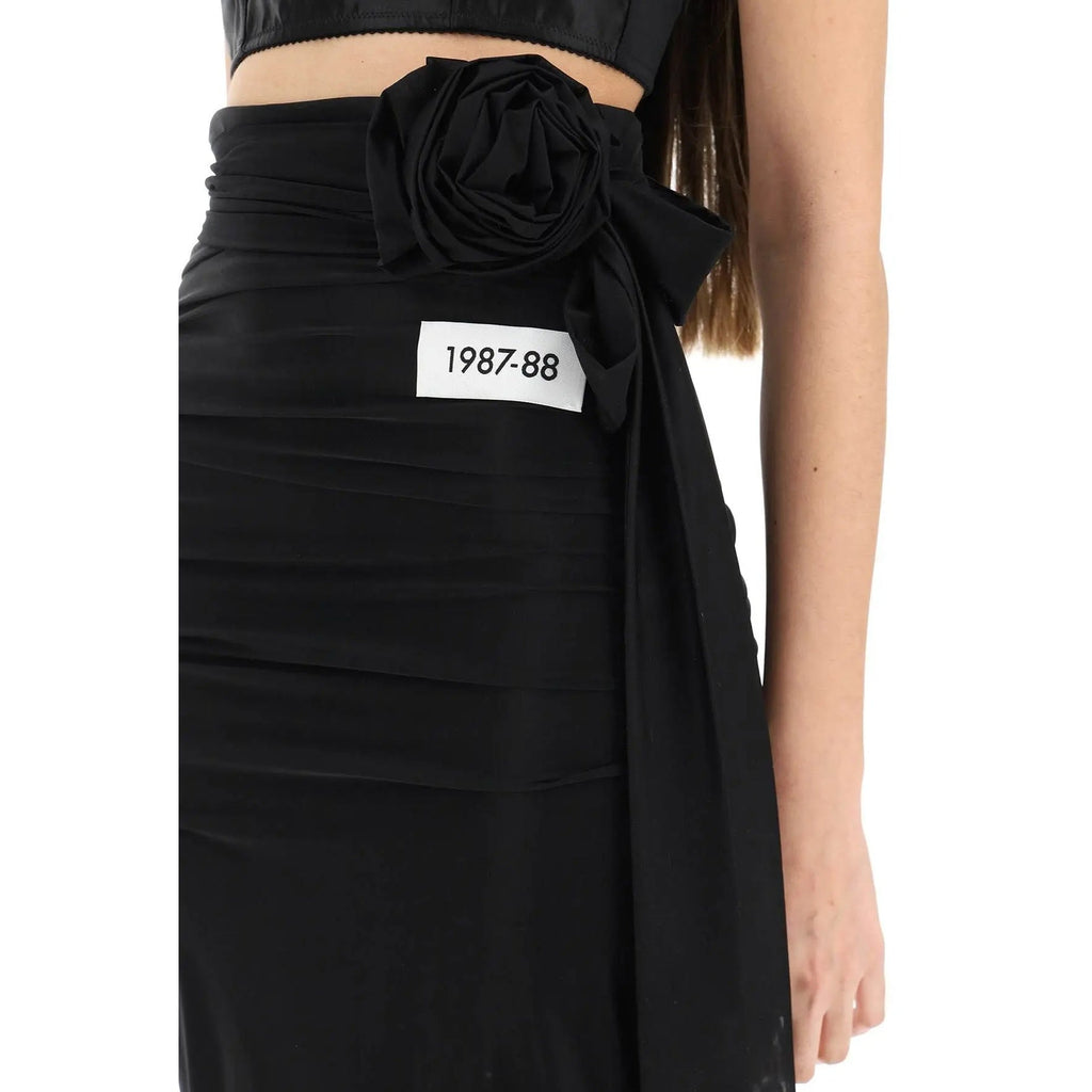 Dolce&Gabbana Jersey Stretch Maxi Skirt Women