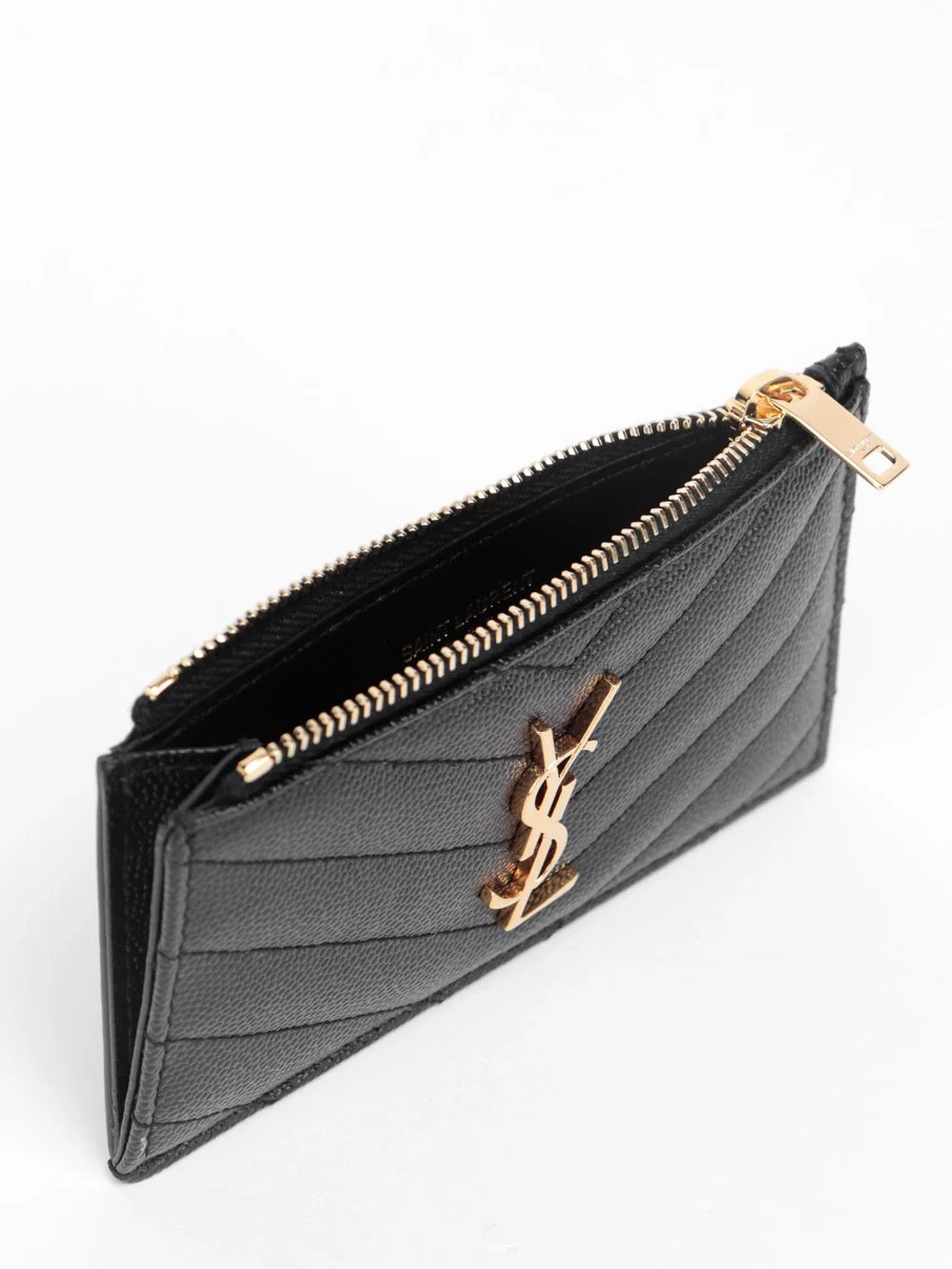 Saint Laurent Women `Cassandre` Matelassé `Fragments` Card Case