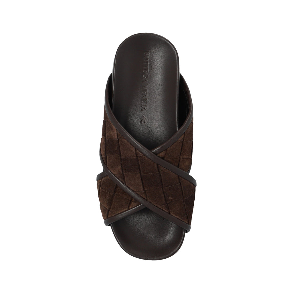 Bottega Veneta Tarik Criss Cross Sandal Men