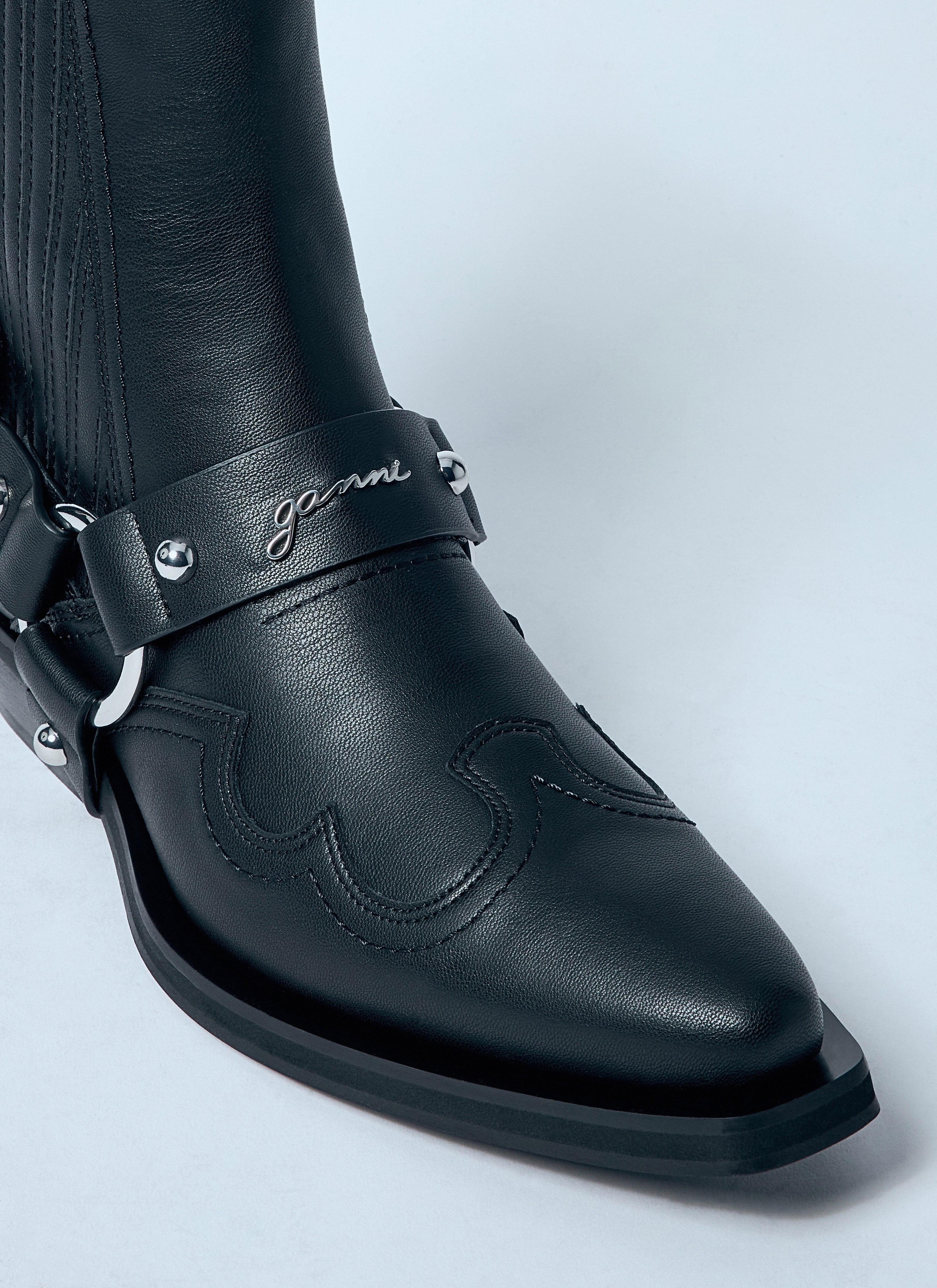 Ganni Women Low-Cut Western Chelsea Boots