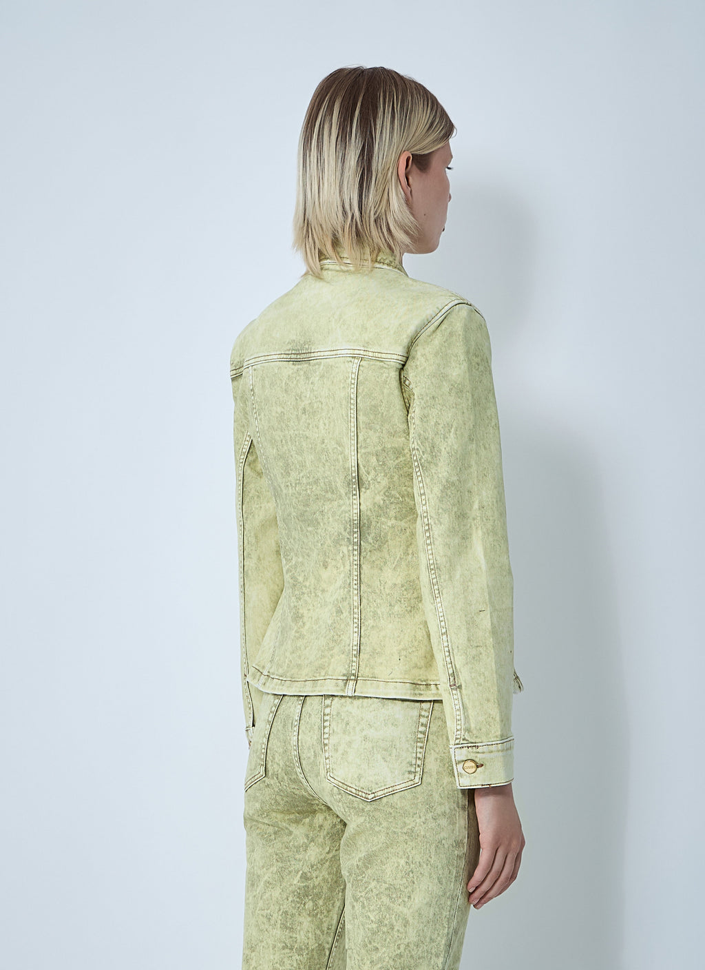 Ganni Women Foil Denim Jacket