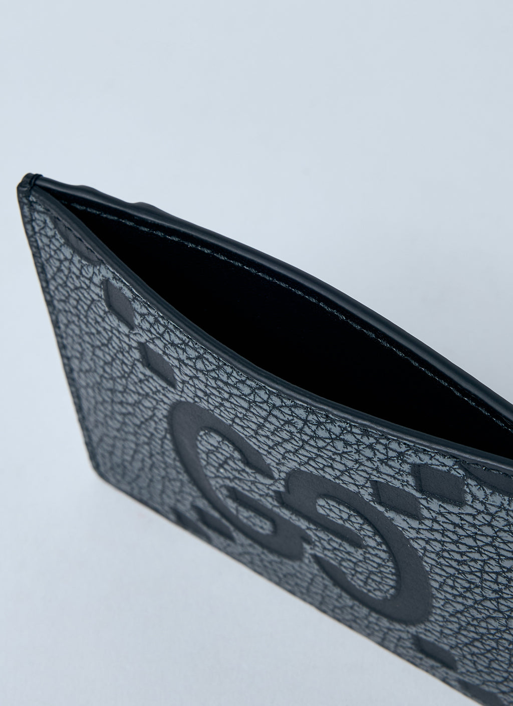 Gucci Men Leather Maxi Gg Cardholder