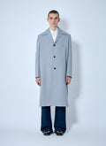 Gucci Men Single-Breasted Wool Coat