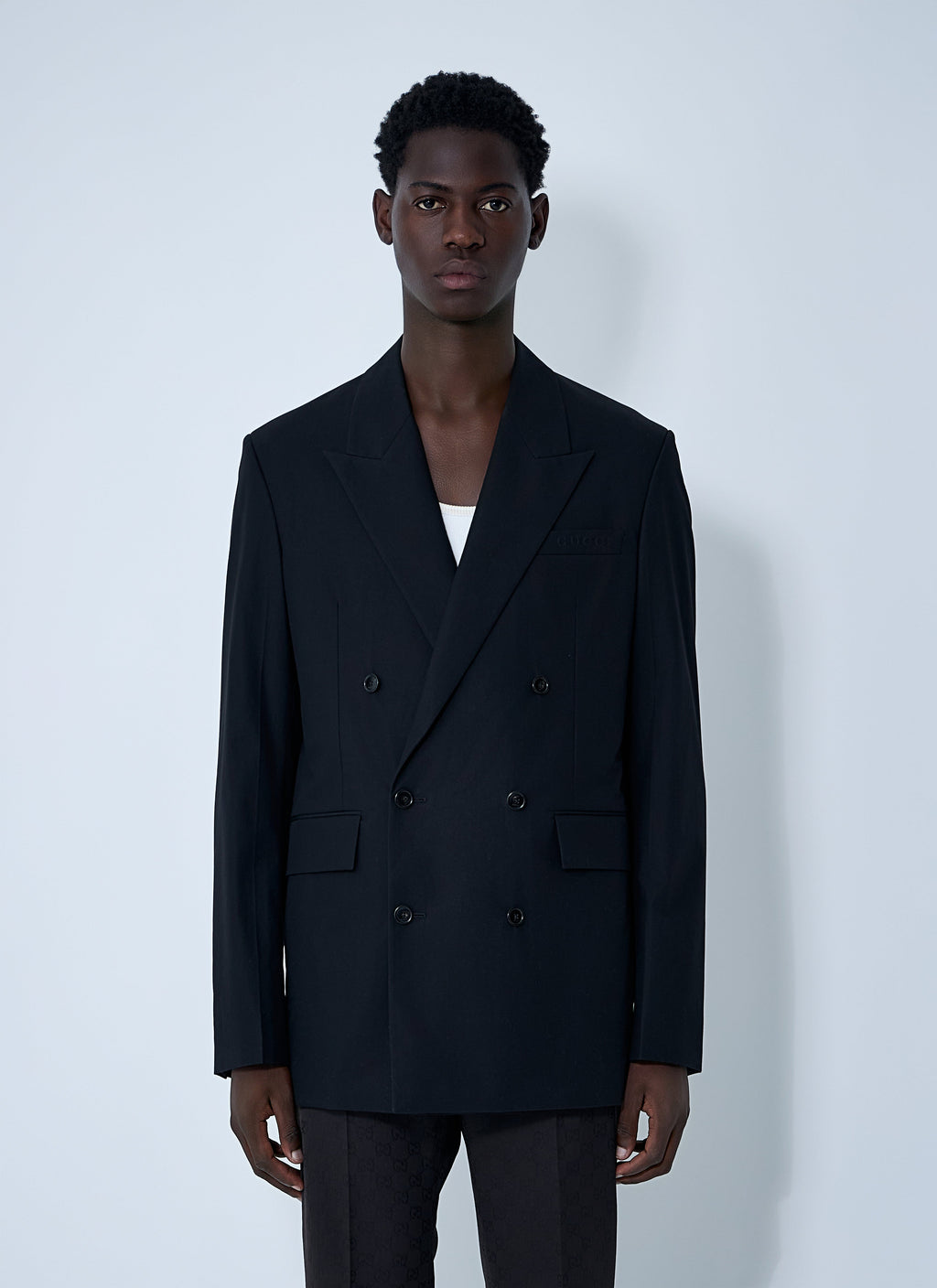 Gucci Men Double-Breasted Blazer