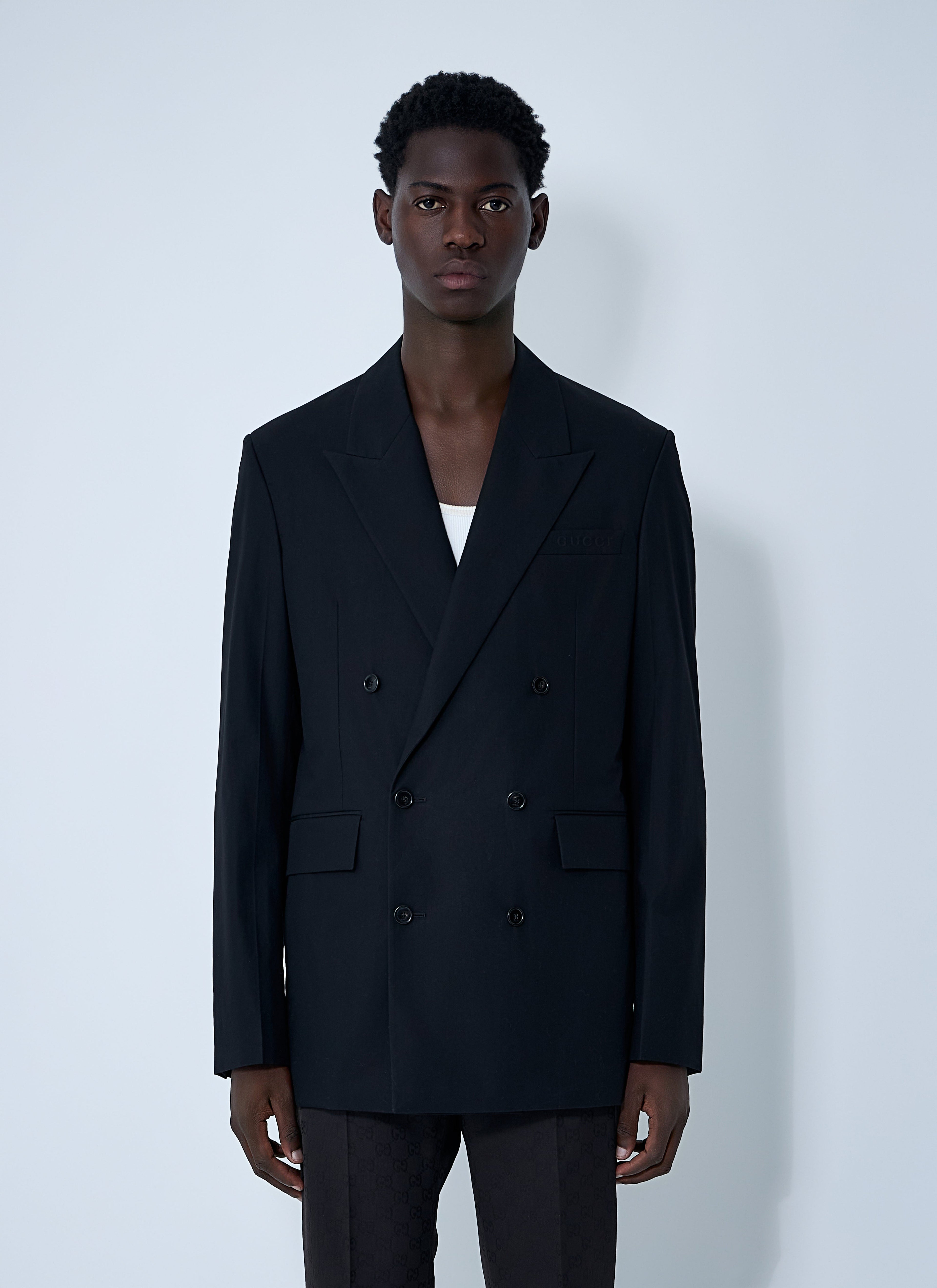Gucci Men Double-Breasted Blazer