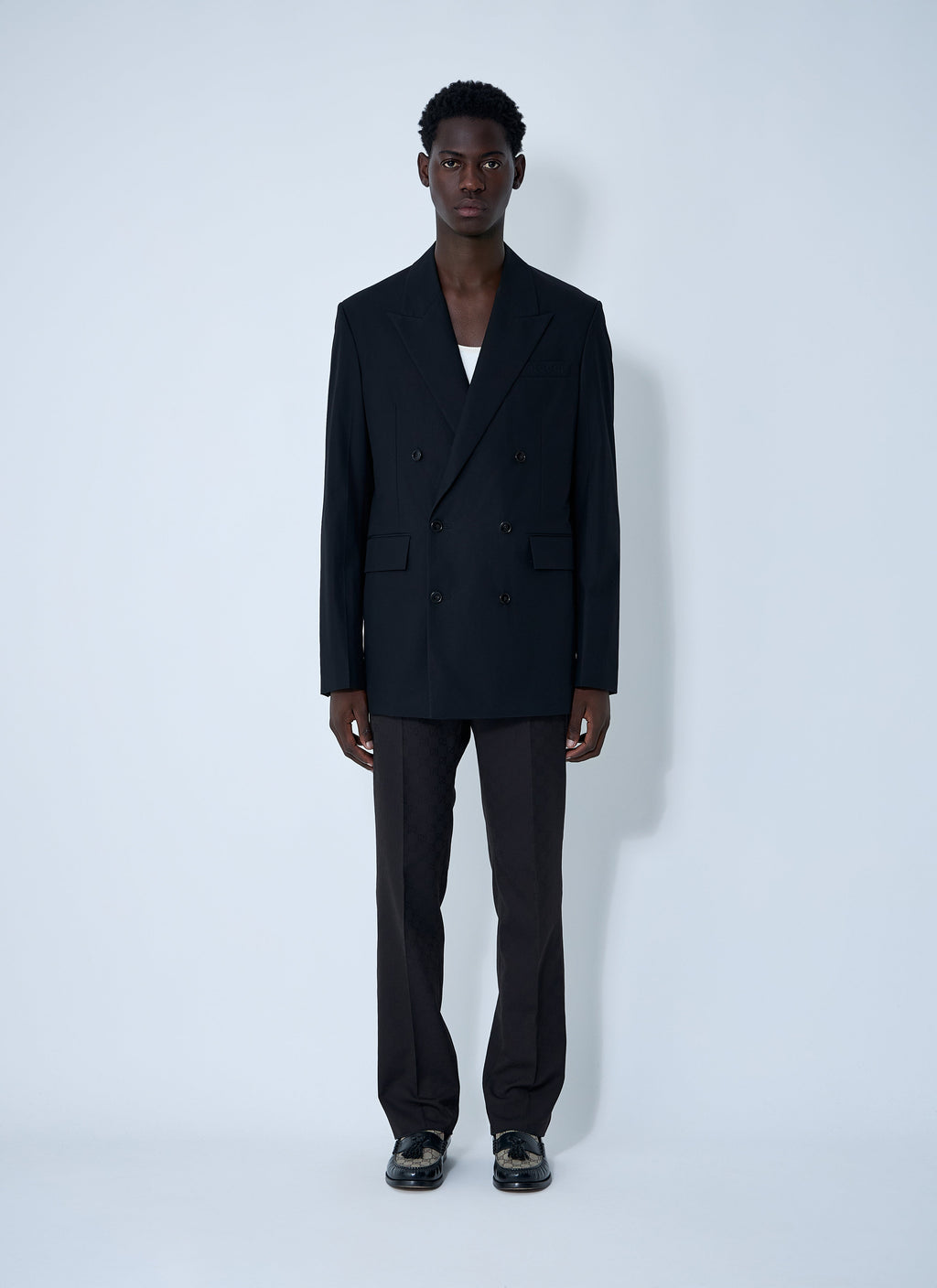 Gucci Men Double-Breasted Blazer