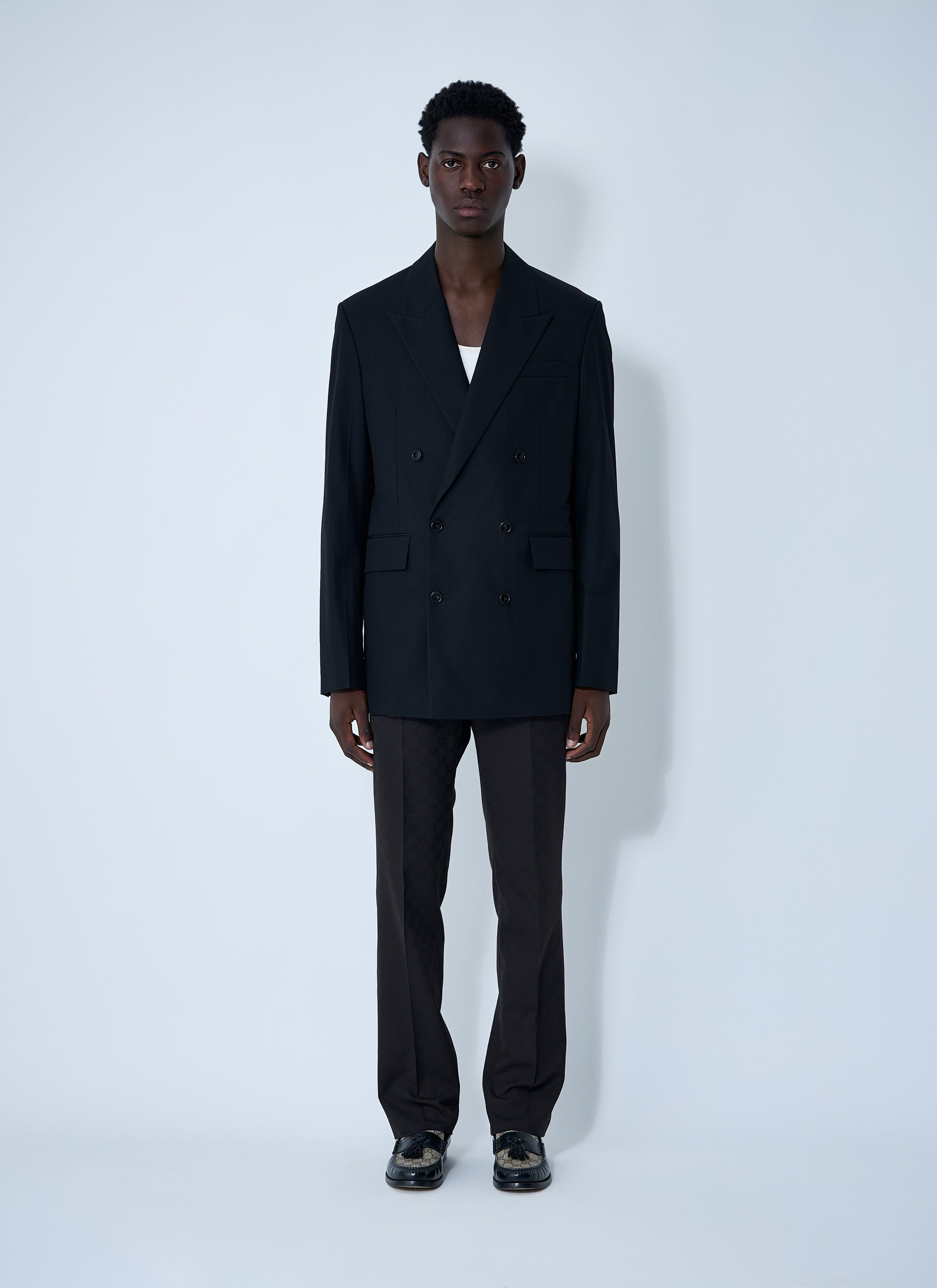 Gucci Men Double-Breasted Blazer