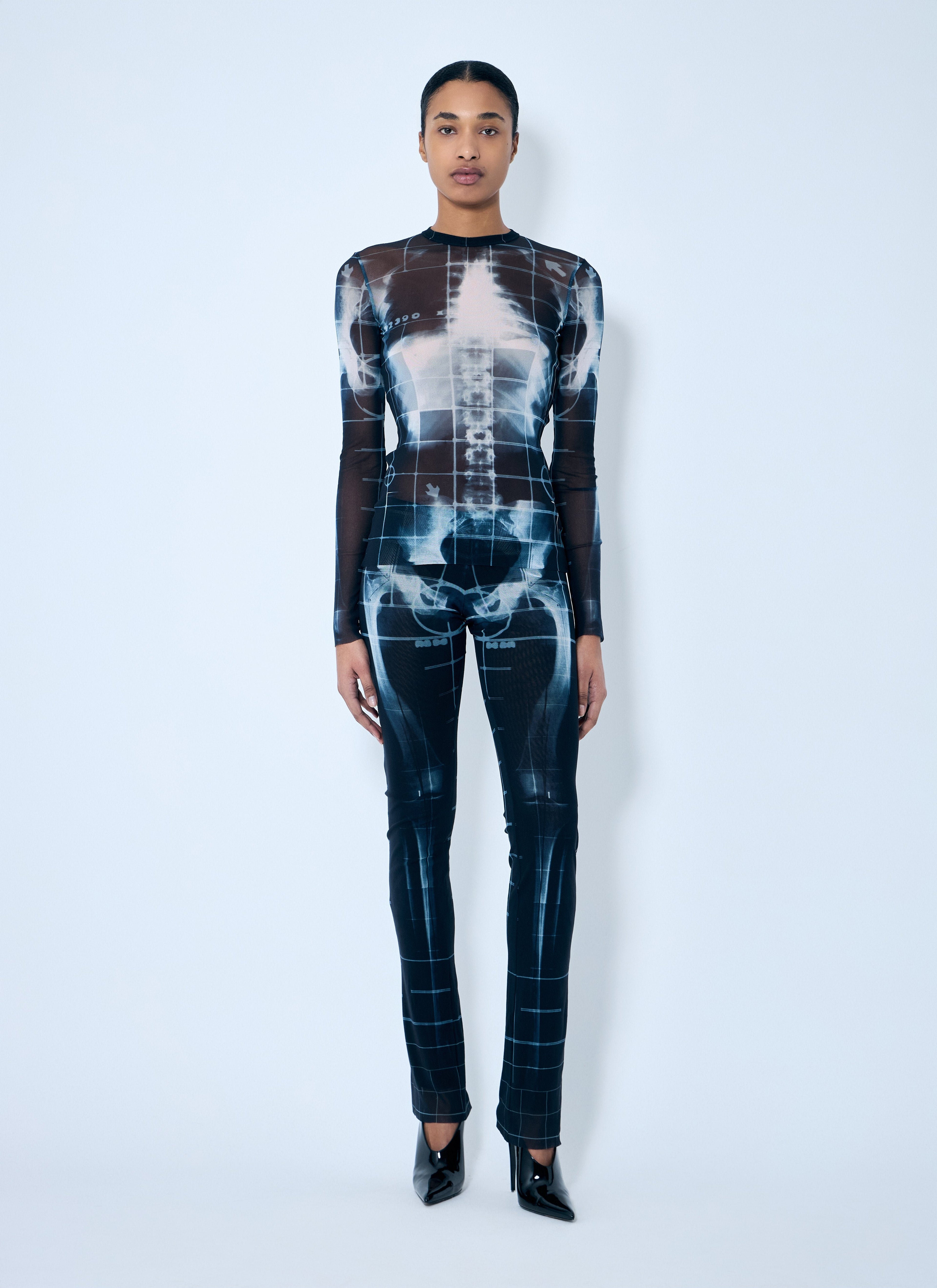 Jean Paul Gaultier Women Squeletor Mesh Pants