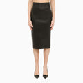 Prada Women Sheath Skirt In Leather
