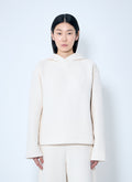 Max Mara Women Logo Embroidery Hooded Sweatshirt
