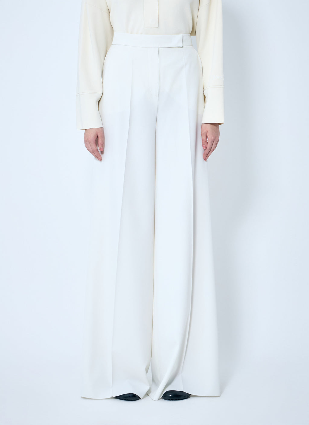 Max Mara Women Gabardine Wool Pants