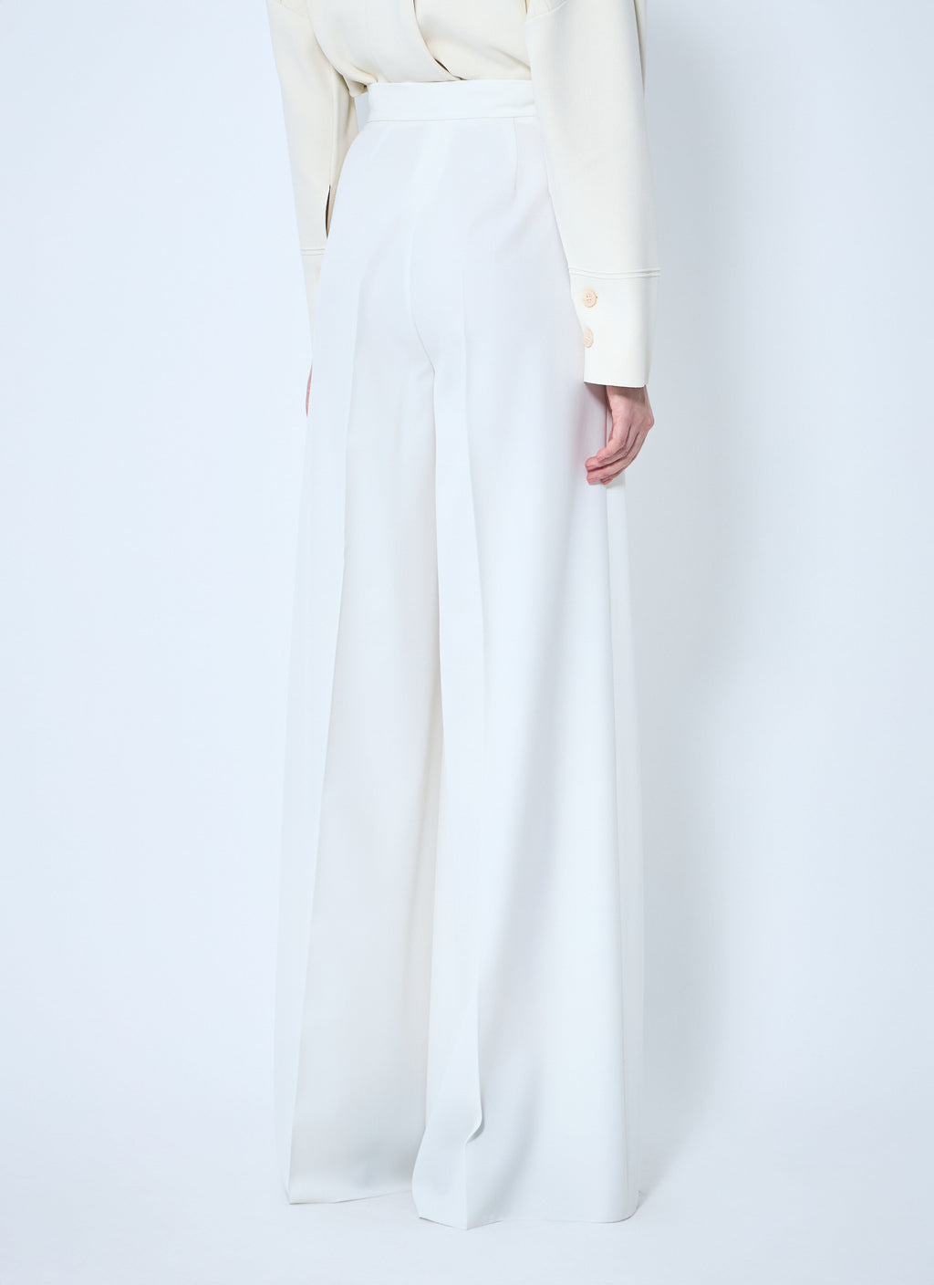 Max Mara Women Gabardine Wool Pants