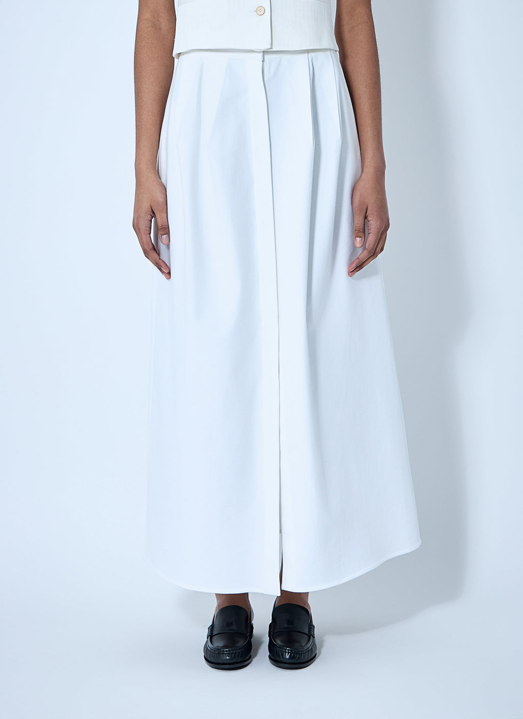 Max Mara Women Pleated Midi Skirt