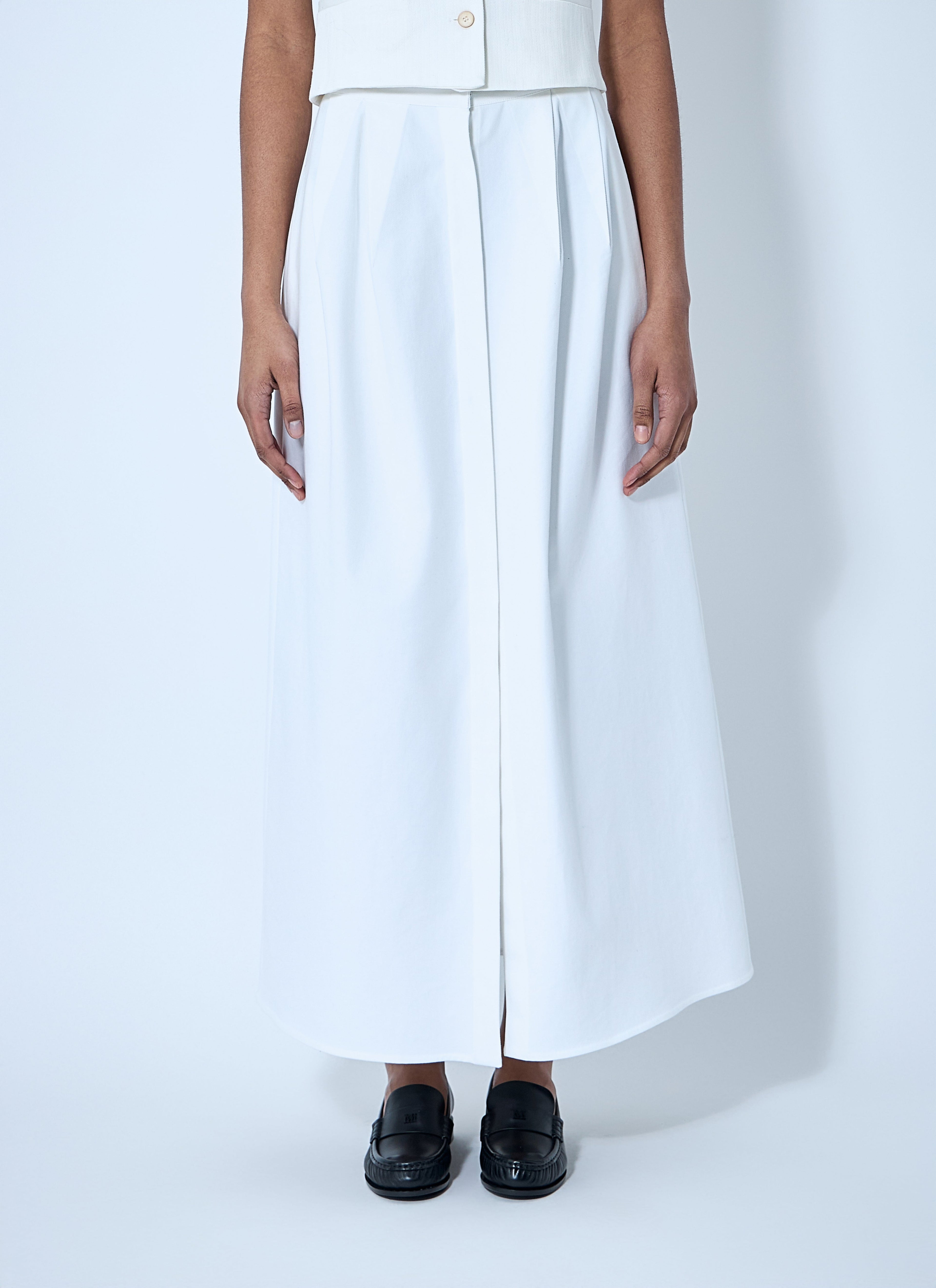 Max Mara Women Pleated Midi Skirt