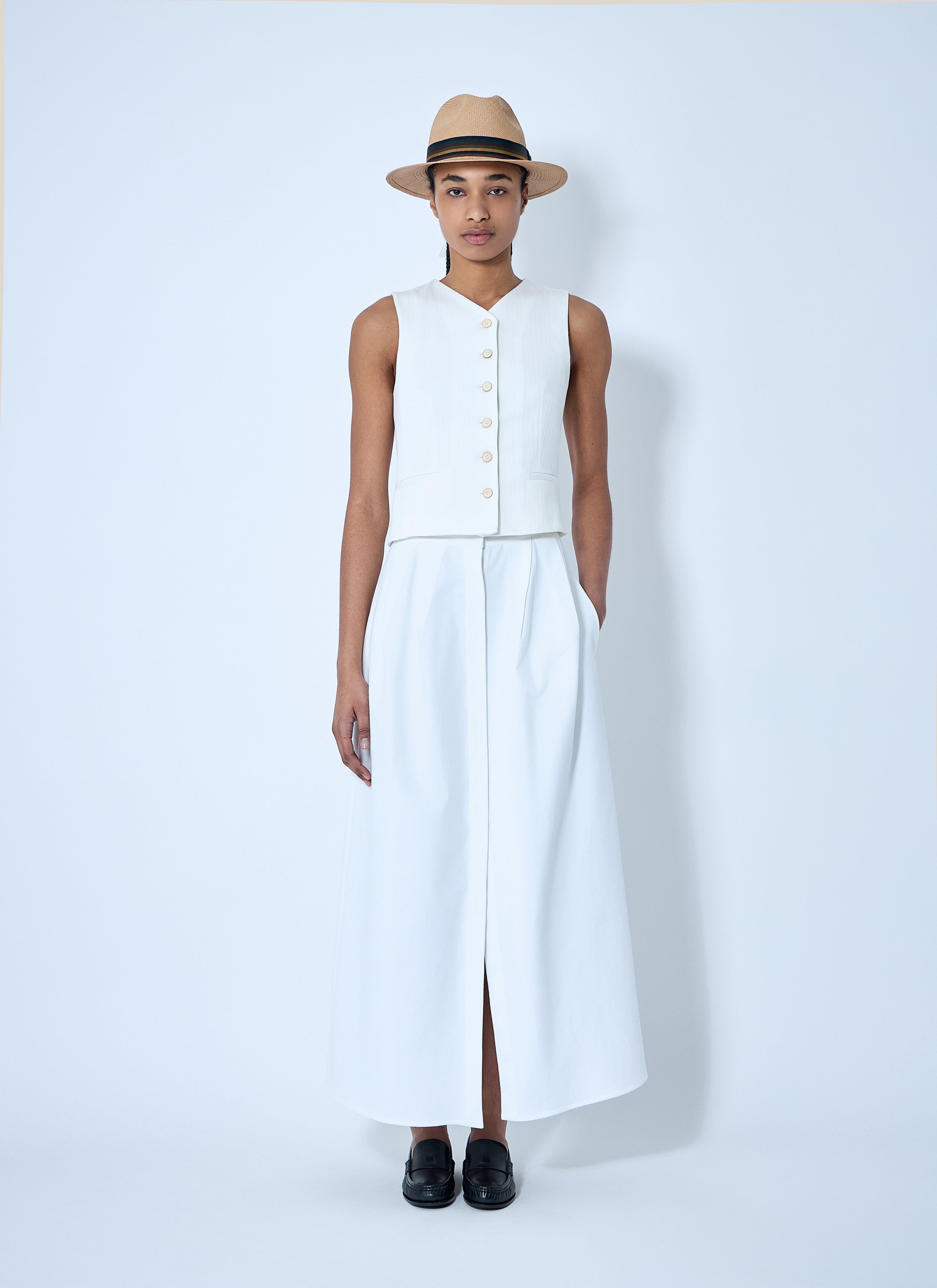 Max Mara Women Pleated Midi Skirt