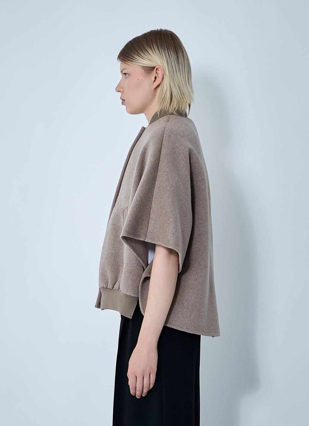 Max Mara Women Cashmere Logo Motif Poncho